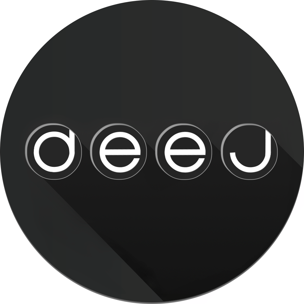 deej music app black icon