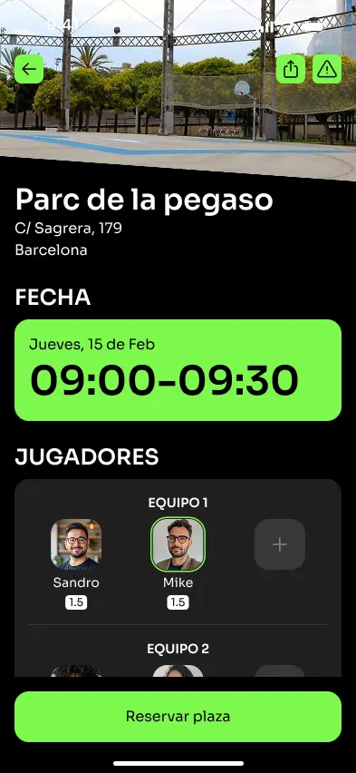 Diseño y desarrollo de la app de Hoop Slam 3