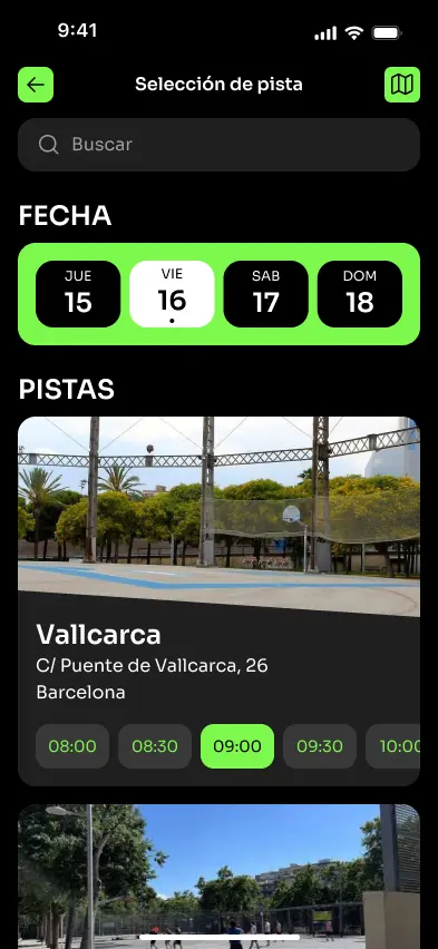 Diseño y desarrollo de la app de Hoop Slam 4